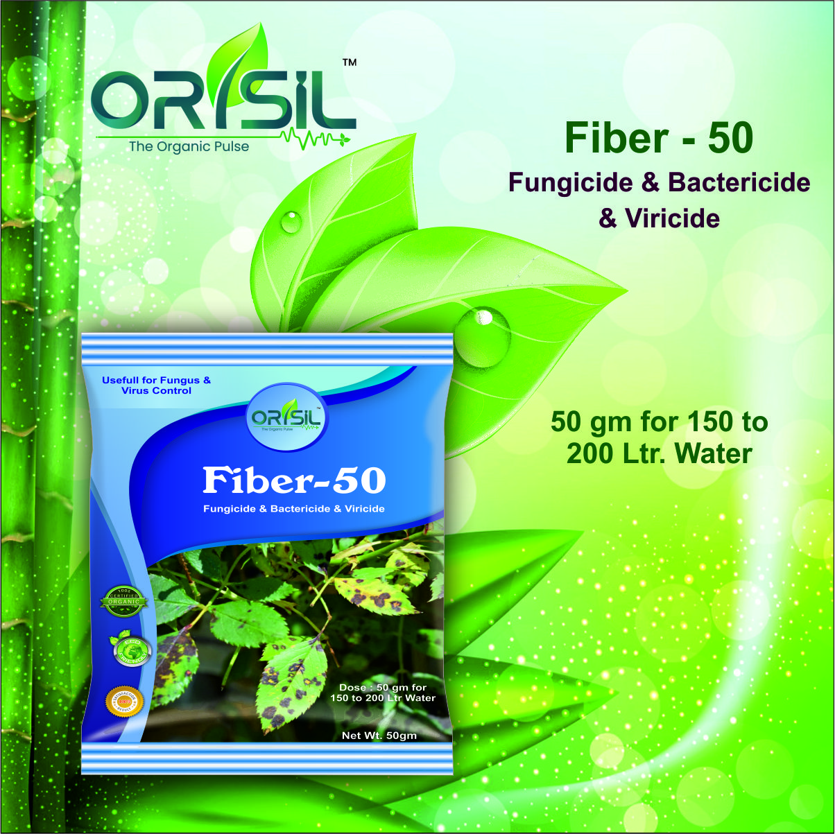 Fiber - 50 Bag Organic Fungicides Fiber 50 - Image 1